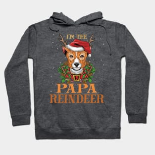 Im The Papa Reindeer Christmas Funny Pajamas Funny Christmas Gift Hoodie